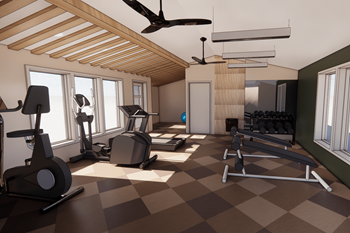 Fitness Center at The Winds at Poplar Creek, Schaumburg, Illinois